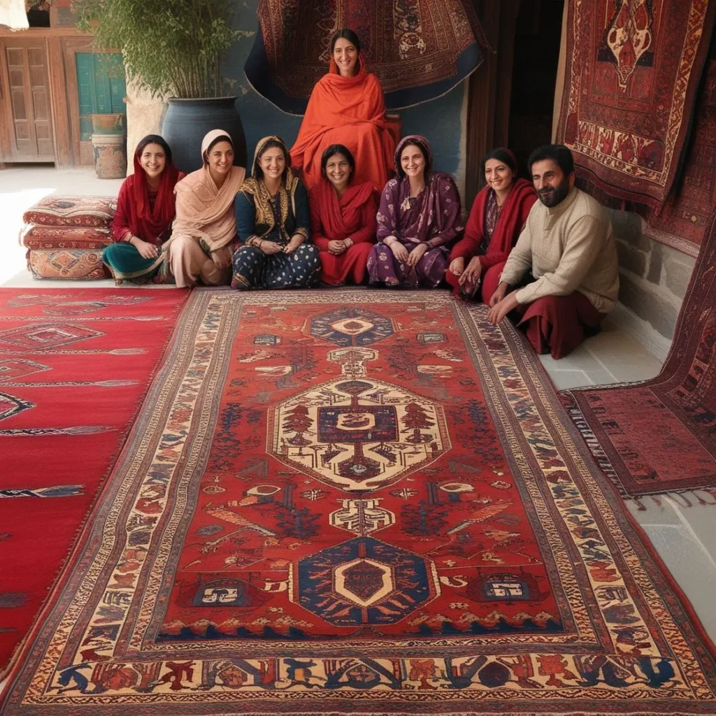 Namda rugs Kashmir